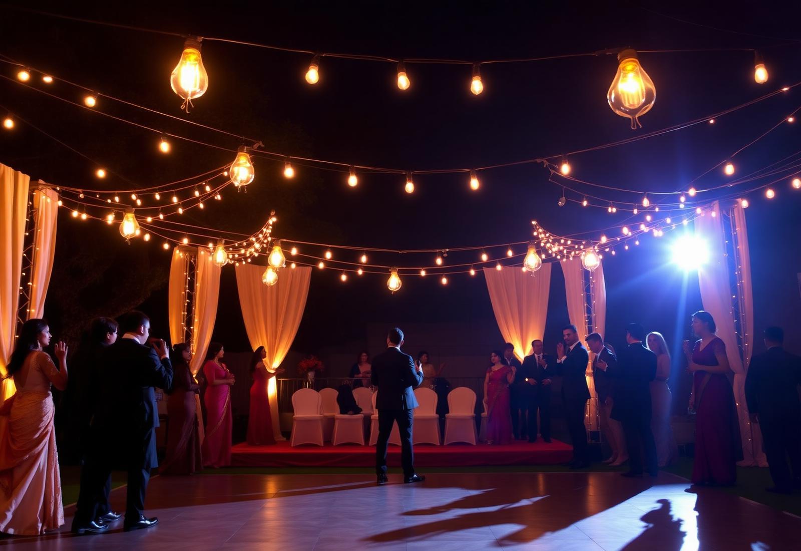 Sangeet Under Bulbs